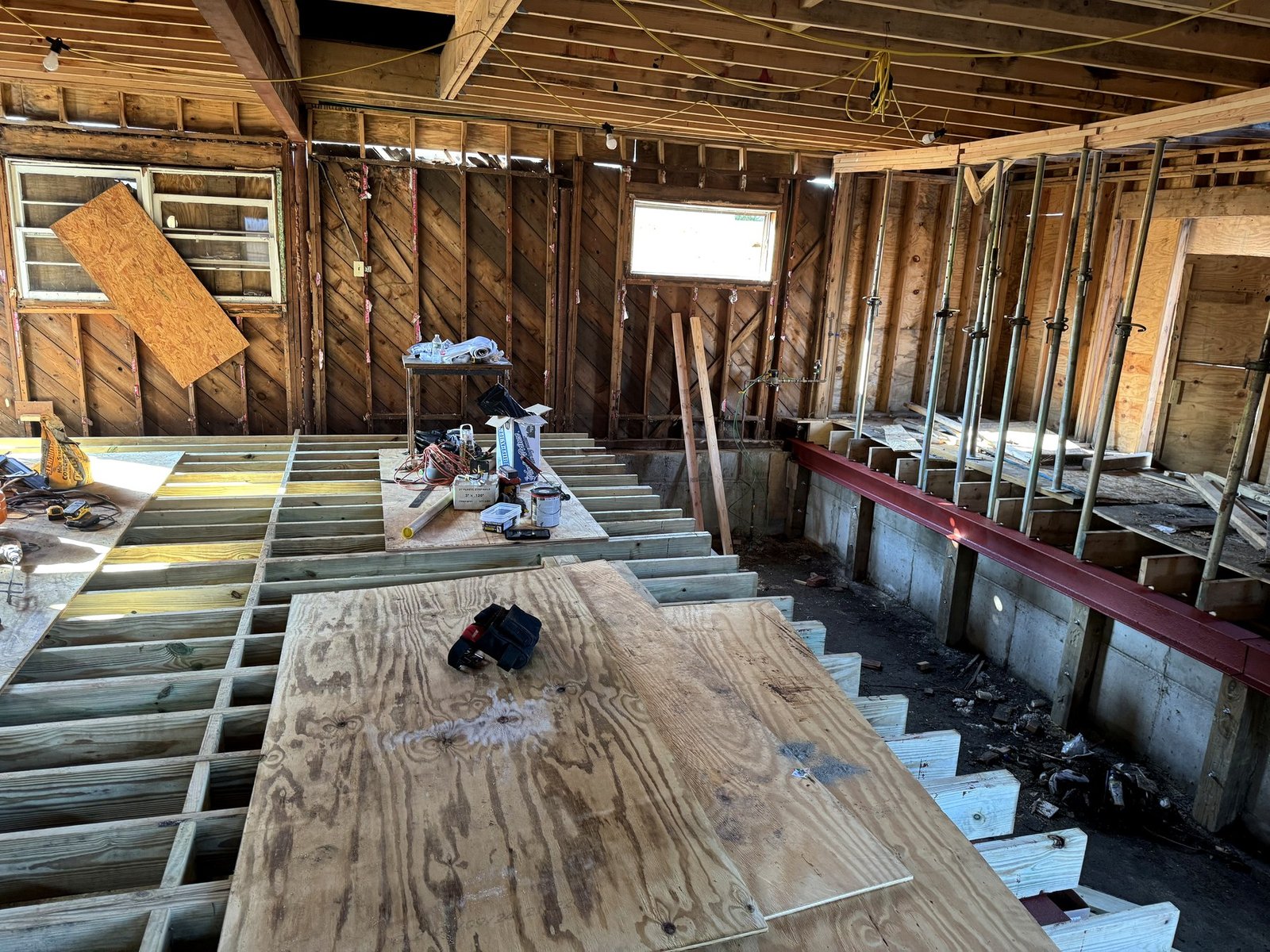 Residential framing project