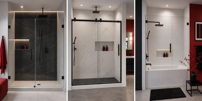 Shower glass project inspiration